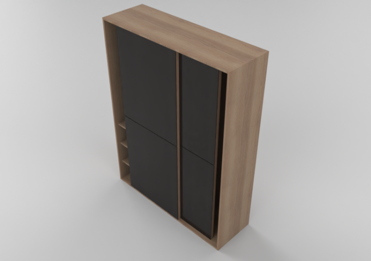 3D Schränke und Kommoden - Schrank zweiflüglig - ACCA...