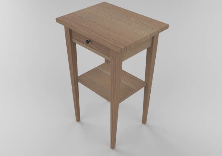 Wardrobes and Cabinets 3D - Bed side Cabinet - ACCA...
