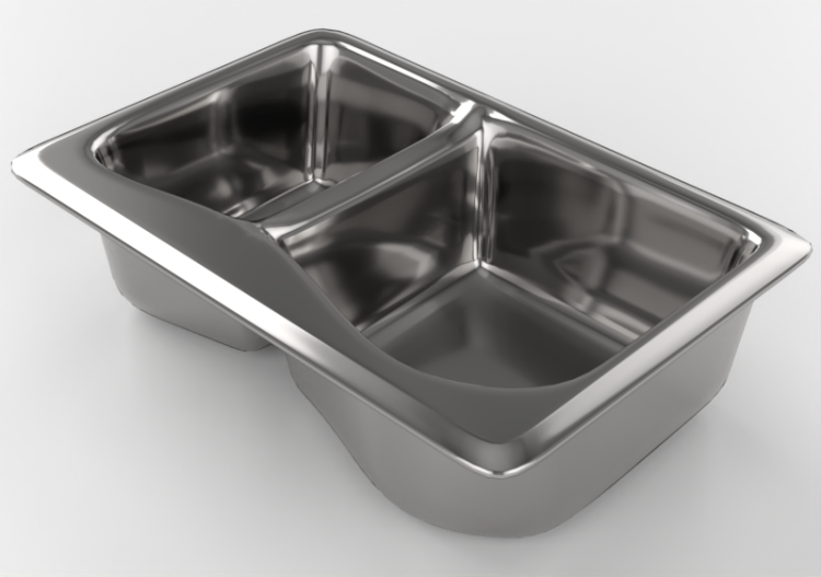 Lavelli 3D - Lavello a doppia vasca - ACCA software
