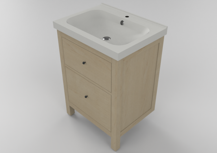 Muebles 3D - Lavabo con mueble - ACCA software