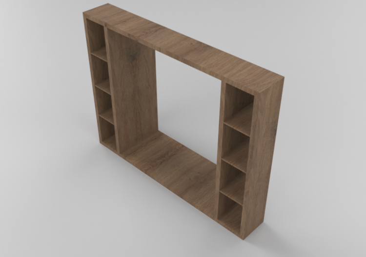 Specchi 3D - Specchio con mensole - ACCA software