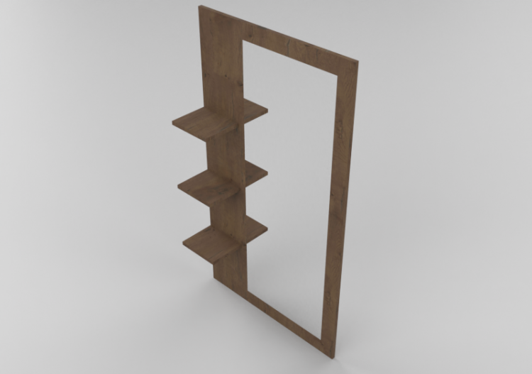 Espejos 3D - Espejo con estanterías - ACCA software