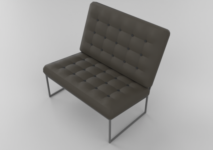 Fauteuil 3D - Fauteuil avec dossier - ACCA software