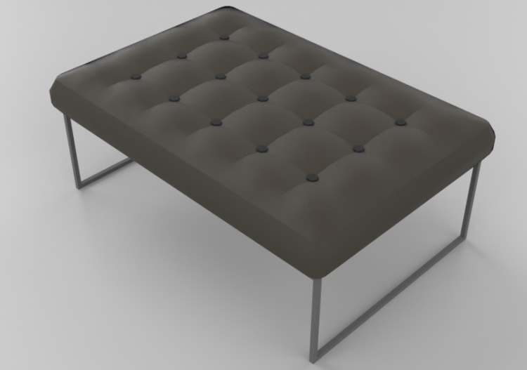 Poltronas 3D - Poltrona sem espalde - ACCA software
