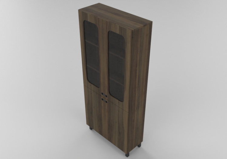 Mobili 3D - Espositore due ante (2 comparti) - ACCA...