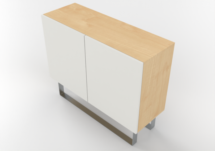 Accesorios 3D - Mueble a pavimento - ACCA software