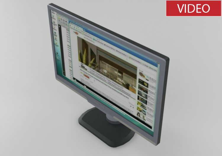TV e Monitor 3D - Monitor Philips 224 P - ACCA software