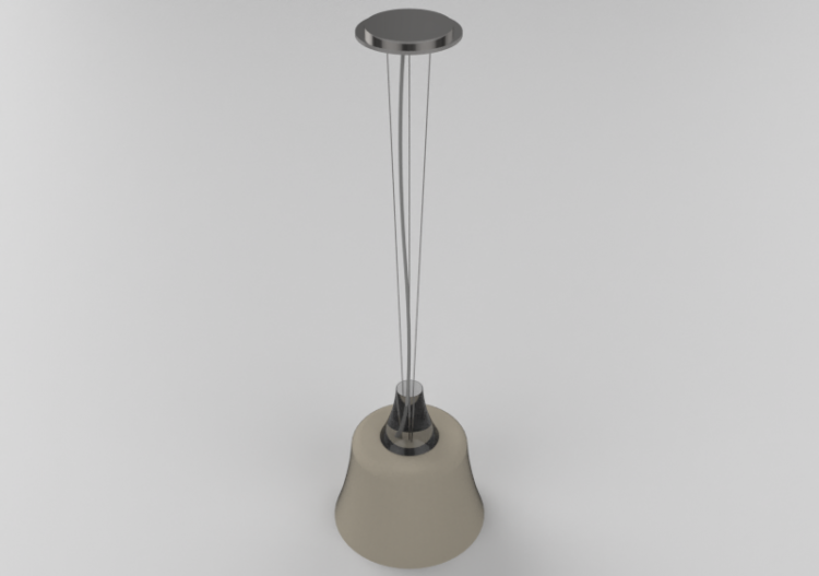 Lâmpada pingente 3D - Lâmpada suspensa de vidro - ACCA...