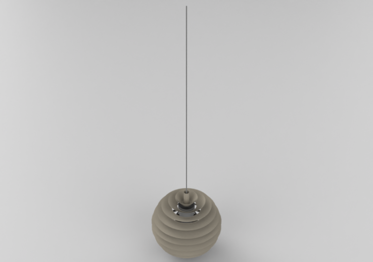 Lampada da soffitto 3D - Lampada Louis Poulsen - ACCA...