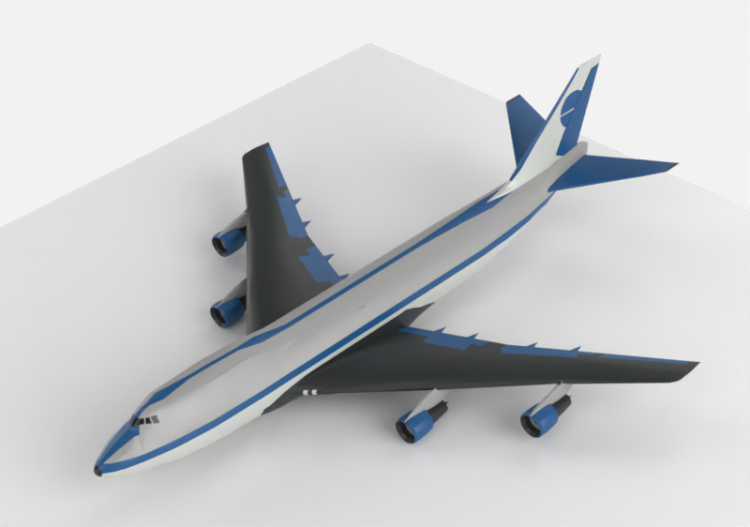 Boats, Planes and Trains 3D - Boeing 747 - ACCA software