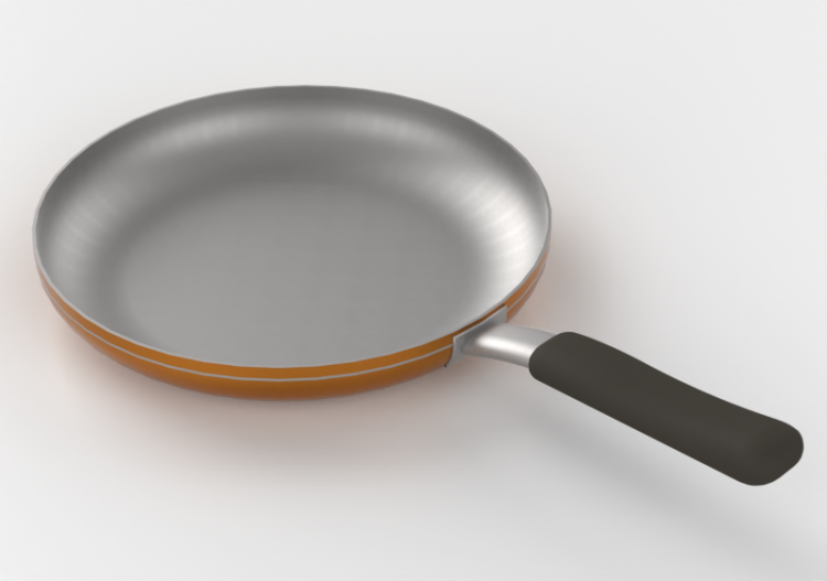 Pans and Containers 3D - Frying Pan - ACCA software