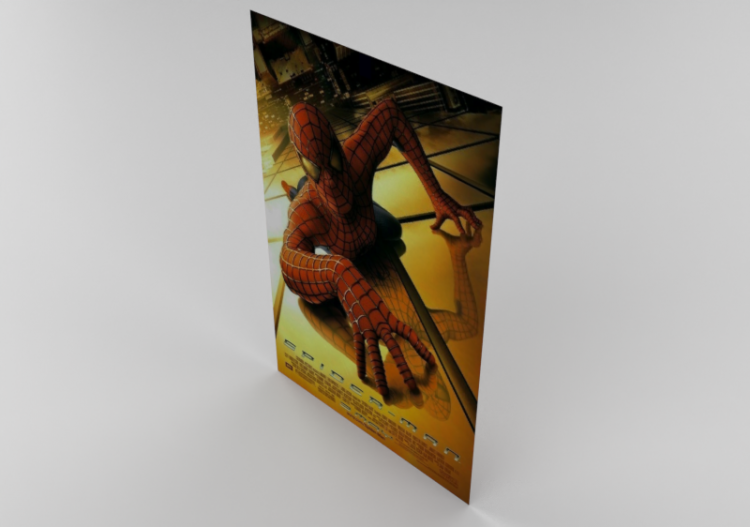 3D Prints - Spiderman Poster - ACCA software