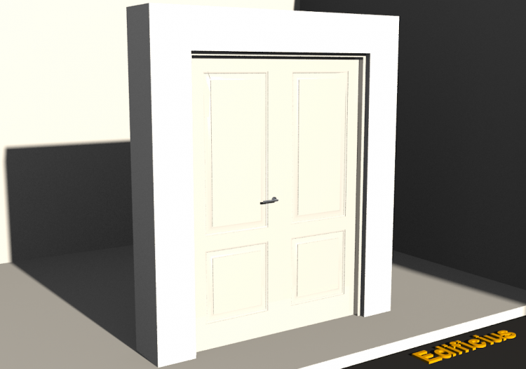3D Tür/Fenster - Bugnata P[R] 2AB_SIM[2P] - ACCA software
