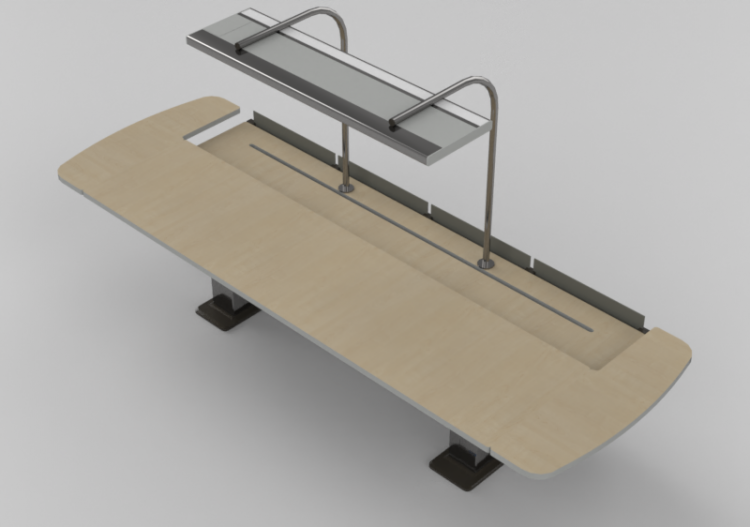 3D Schreibtische - Betrieber-Schreibtisch mit motorisierten...