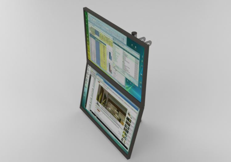 3D TV und Monitor - Support 2 Monitore vertikal - CGM -...