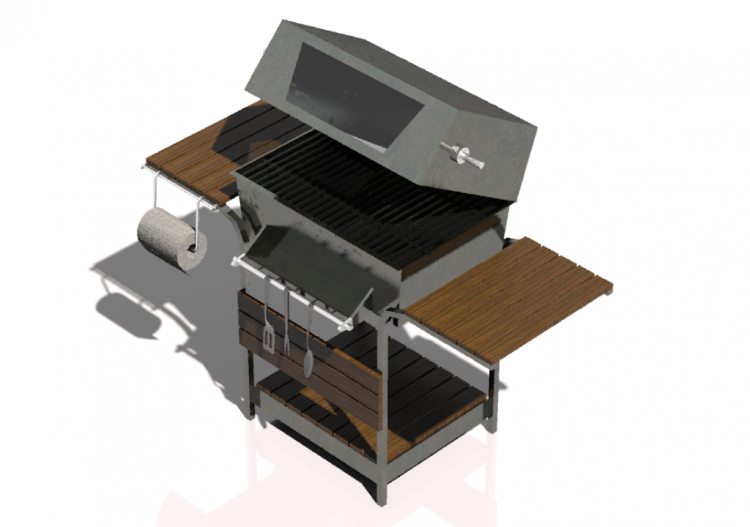 Accessoires 3D - Barbecue da Esterno - MCDesign - ACCA...