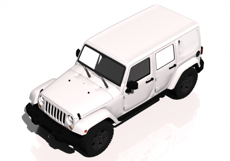 Automobiles 3D - Auto - JEEP - Wrangler - ACCA software