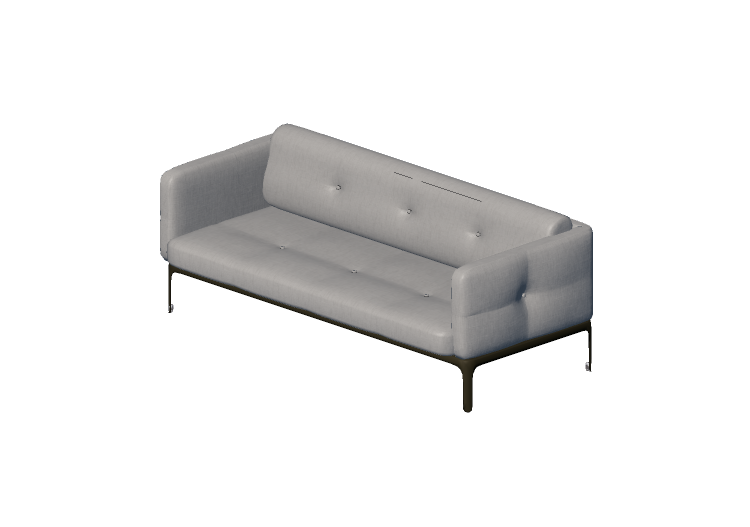 Poltronas y Sofás 3D - Sofá dois lugares - Moroso -... Poltronas y Sofás 3D - Sofá dois lugares - Moroso -...
