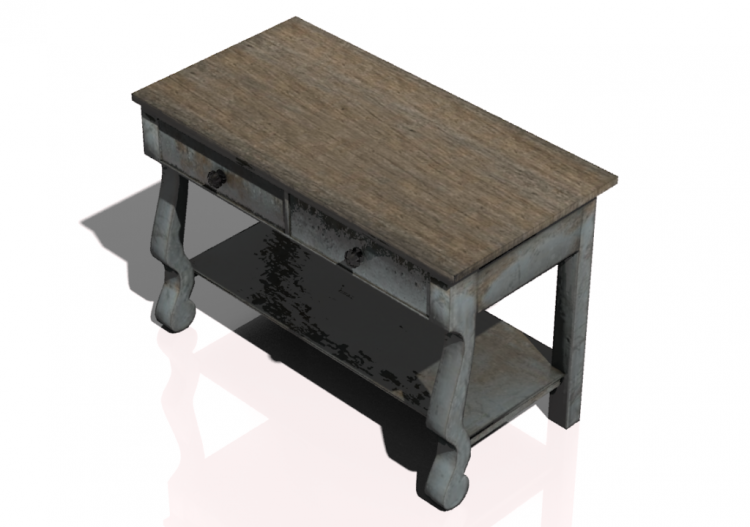 3D Tables - Tavolino con cassetti - ACCA software