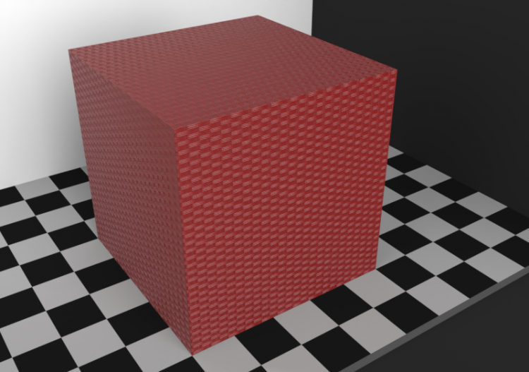 Texture osier - Rouge carmin - ACCA software