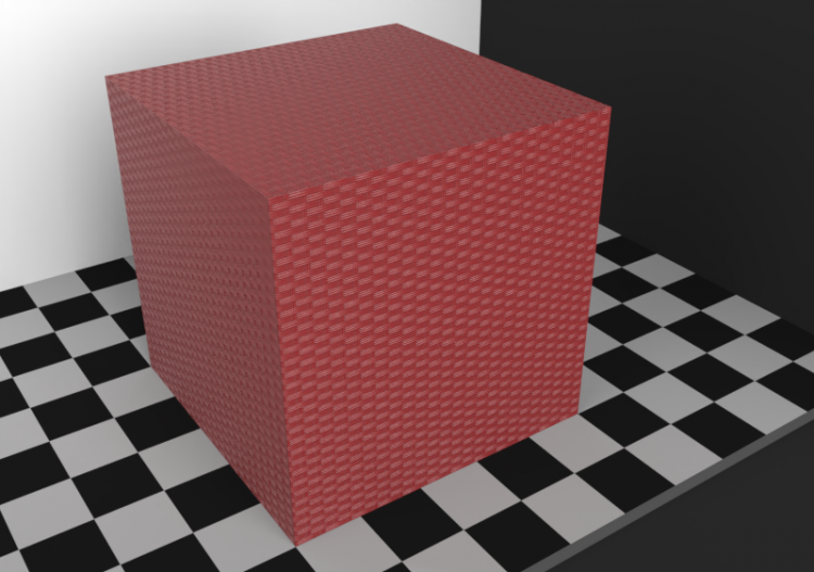 Textura mimbre - Rojo oriental - ACCA software
