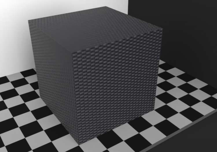 Wicker texture - Black blue - ACCA software