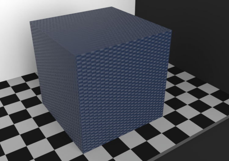 Wicker texture - Cobalt Blue - ACCA software