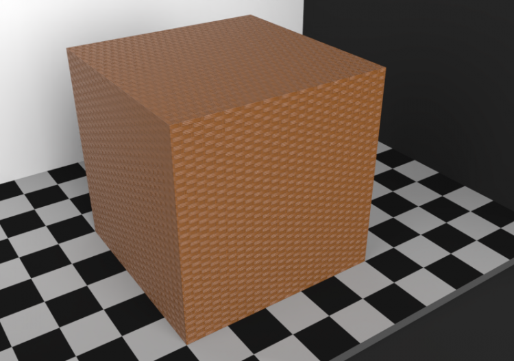Wicker texture - Ocher Brown - ACCA software