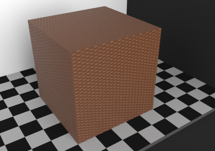 Wicker texture - Terracotta Brown - ACCA software