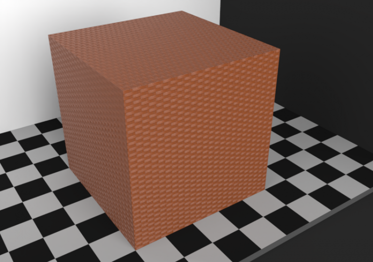 Wicker texture - Brown orange - ACCA software