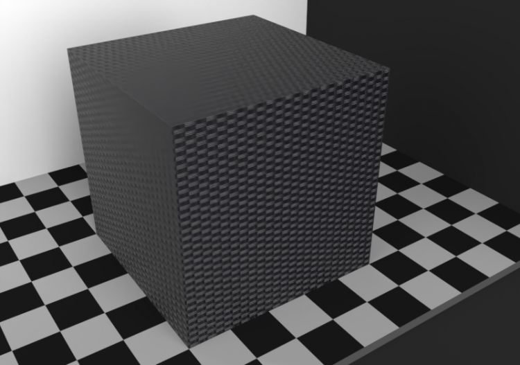 Wicker texture - Deep Black - ACCA software