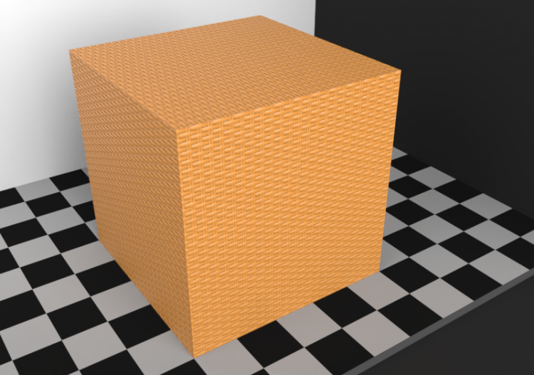 Texturen Wicker - Safrangelb - ACCA software