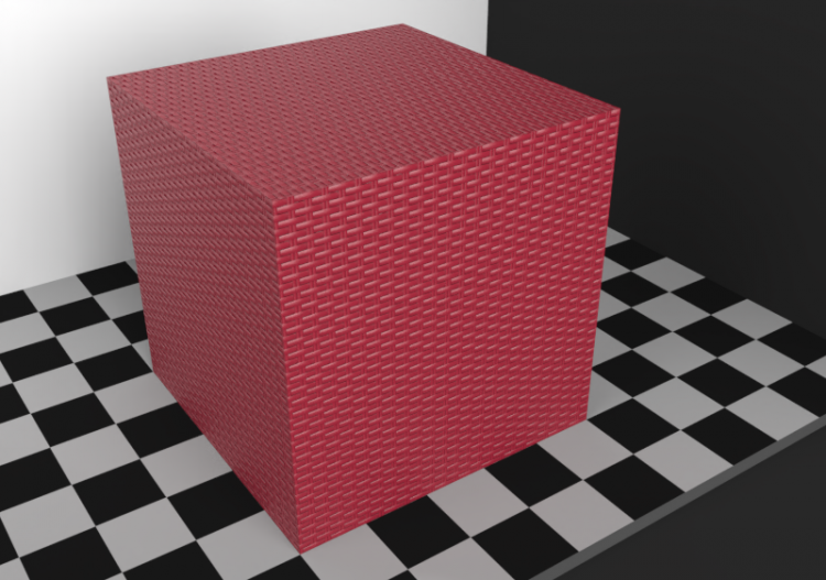 Textura mimbre - Rojo frambuesa - ACCA software
