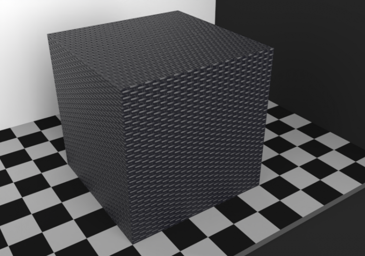 Wicker texture - Black blue - ACCA software