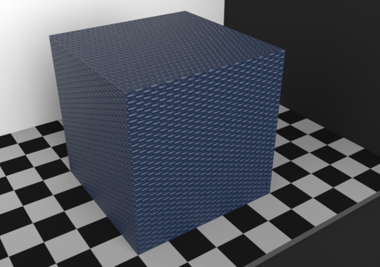 Texture osier - Bleu cobalt - ACCA software