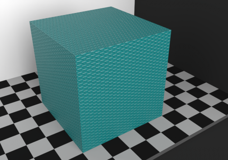 Texture osier - Bleu turquoise - ACCA software