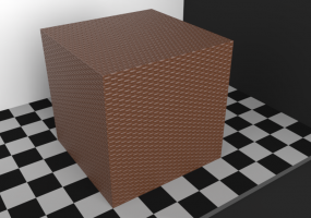 Textura vime - Castanho gamo
