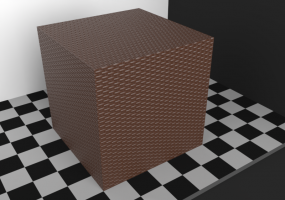 Texture vimini - Marrone noce