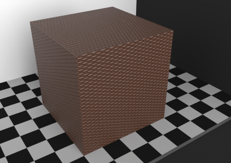 Texturen Wicker - Nussbraun - ACCA software