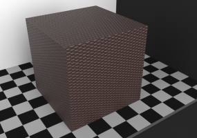 Wicker texture - Chocolate Brown