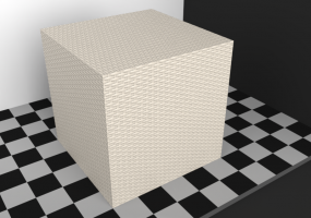 Wicker texture - Creamy white