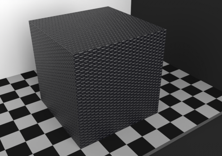 Texturen Wicker - Tiefschwarz - ACCA software