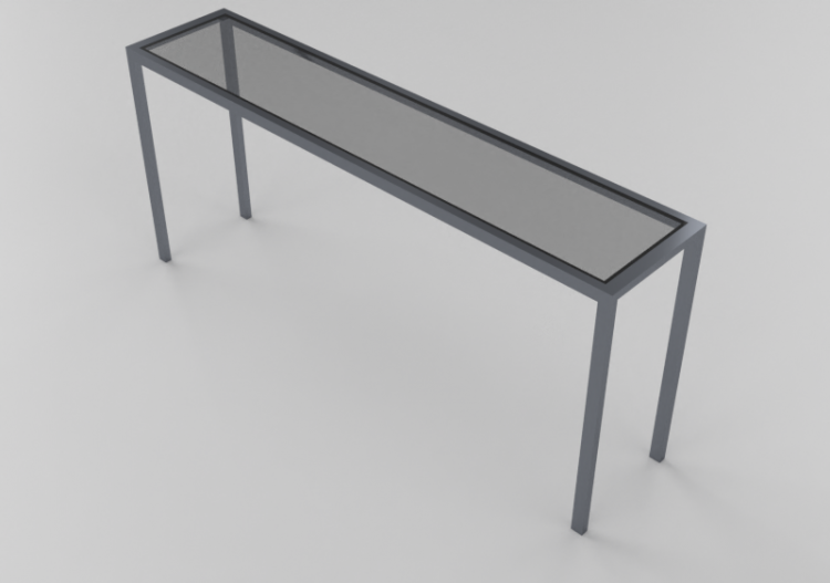 Muebles 3D - Mesa de trabajo 150x32x66cm - ACCA software