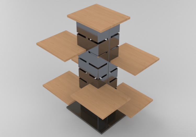 3D Exhibitors - Tower display rack 125x86cm - ACCA software