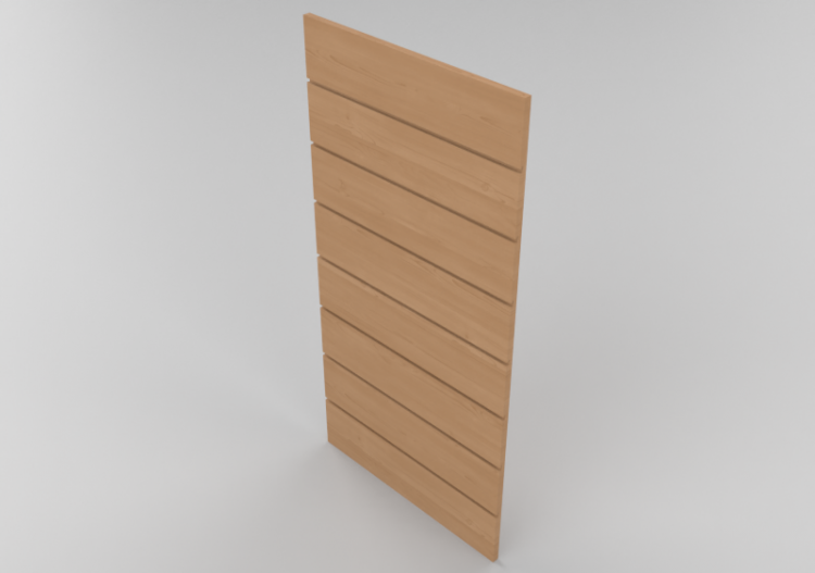 3D Exhibitors - Slatted panel 120x120cm - ACCA software