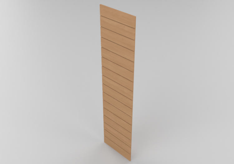 3D Exhibitors - Slatted panel 240x60cm - ACCA software