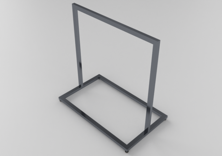 Exibidores 3D - Charriot 100x60x100cm - ACCA software