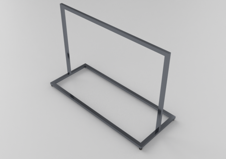 3D Aussteller - Kleiderständer 150x60x100cm - ACCA software