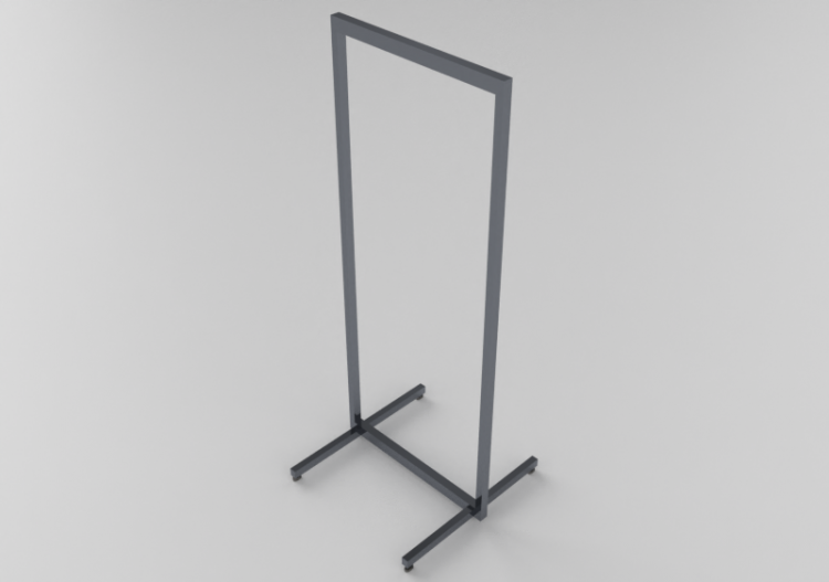 Vitrine exposition 3D - Stender 60x60x145cm - ACCA software