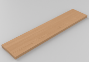 吊柜 - Shelf top 70x15cm with squared edges
